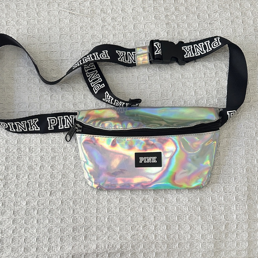 Victoria's Secret Pink Holographic Hobo Bag